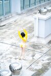 [Cosplay] 一只小栗奈 天台小雨衣