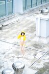 [Cosplay] 一只小栗奈 天台小雨衣