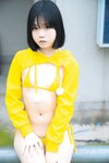[Cosplay] 一只小栗奈 天台小雨衣