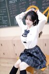 [Cosplay] 谢小蒽 教室调教