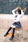[Cosplay] 谢小蒽 教室调教