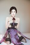 [Cosplay] 唐翩翩 紫色情趣内衣