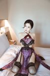 [Cosplay] 唐翩翩 紫色情趣内衣