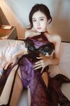 [Cosplay] 唐翩翩 紫色情趣内衣