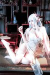 [Cosplay] 半半子 碧蓝航线 阿尔比恩旗袍