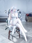 [Cosplay] 半半子 碧蓝航线 阿尔比恩旗袍