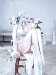 [Cosplay] 半半子 碧蓝航线 阿尔比恩旗袍