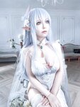[Cosplay] 半半子 碧蓝航线 阿尔比恩旗袍