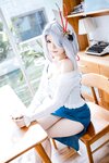 [Cosplay] Quan冉有点饿 原神 申鹤同人礼服