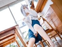 [Cosplay] Quan冉有点饿 原神 申鹤同人礼服