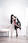 [Cosplay] 面饼仙儿 红高跟女仆