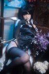 [Cosplay] Quan冉有点饿 镇海 黑旗袍