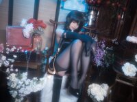 [Cosplay] Quan冉有点饿 镇海 黑旗袍