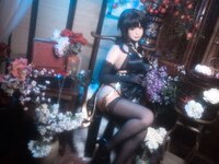 [Cosplay] Quan冉有点饿 镇海 黑旗袍