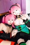 [Cosplay] Hikaru Minazuki 皆月ひかる & Mitsuki Nagisa 渚みつき - Conquistador Cielo