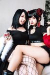 [Cosplay] Hikaru Minazuki 皆月ひかる & Mitsuki Nagisa 渚みつき - Conquistador Cielo