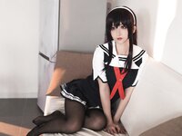 [Cosplay] rioko 凉凉子 - Kasumigaoka Shiha Senior 霞之丘诗羽学姐