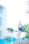 [Cosplay] 前羽_rr 碧蓝档案 尾形康娜竞泳