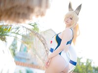 [Cosplay] 前羽_rr 碧蓝档案 尾形康娜竞泳