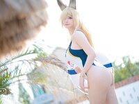[Cosplay] 前羽_rr 碧蓝档案 尾形康娜竞泳
