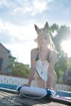[Cosplay] 前羽_rr 碧蓝档案 尾形康娜竞泳