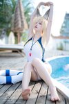 [Cosplay] 前羽_rr 碧蓝档案 尾形康娜竞泳