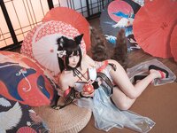 [Cosplay] rioko 凉凉子 - Amagi Swimsuit 天城泳装