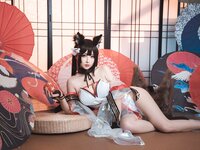 [Cosplay] rioko 凉凉子 - Amagi Swimsuit 天城泳装