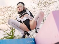 黏黏团子兔 咬一口兔娘ovo 2024年10月作品『战斗女仆』[77P1V-1.74GB]