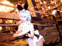 [Cosplay] Chun Momo 蠢沫沫 - Rem Bunny 雷姆兔女郎