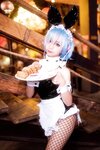 [Cosplay] Chun Momo 蠢沫沫 - Rem Bunny 雷姆兔女郎