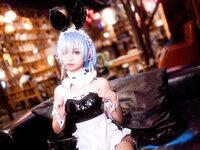 [Cosplay] Chun Momo 蠢沫沫 - Rem Bunny 雷姆兔女郎