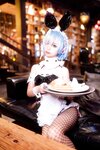 [Cosplay] Chun Momo 蠢沫沫 - Rem Bunny 雷姆兔女郎