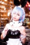 [Cosplay] Chun Momo 蠢沫沫 - Rem Bunny 雷姆兔女郎