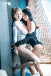 [JVID] 妍妍 Angel & 黎菲儿 - 色色的温泉之旅