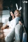 [JVID] 妍妍 Angel & 黎菲儿 - 色色的温泉之旅