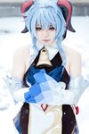 [Cosplay] 虎森森 原神 甘雨 雪景