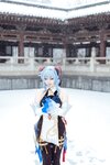 [Cosplay] 虎森森 原神 甘雨 雪景