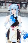 [Cosplay] 虎森森 原神 甘雨 雪景