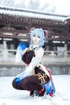 [Cosplay] 虎森森 原神 甘雨 雪景