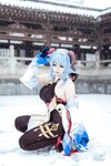 [Cosplay] 虎森森 原神 甘雨 雪景