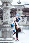 [Cosplay] 虎森森 原神 甘雨 雪景