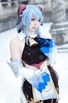 [Cosplay] 虎森森 原神 甘雨 雪景