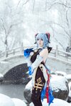 [Cosplay] 虎森森 原神 甘雨 雪景