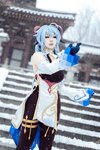 [Cosplay] 虎森森 原神 甘雨 雪景