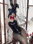 [Cosplay] 屿鱼 蔚蓝档案 龙华妃咲 兔女郎