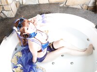[Cosplay][Ema-mode] Ema Sakura さくらえま - えまぶるっ！水着ベアトリクス水着ゼタ