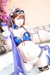 [Cosplay][Ema-mode] Ema Sakura さくらえま - えまぶるっ！水着ベアトリクス水着ゼタ