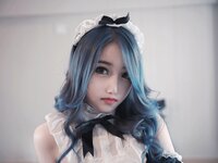 [Cosplay] eloise 软软 - Three points and black silk 三点与黑丝