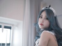 [Cosplay] eloise 软软 - Three points and black silk 三点与黑丝